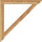 Ekena Millwork Traditional Traditional Rough Sawn Bracket, Western Red Cedar, 4"W x 44"D x 44"H BKT04X44X44TRA01RWR - alternate 3